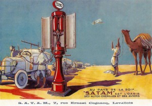 Satam vintage service station equipment